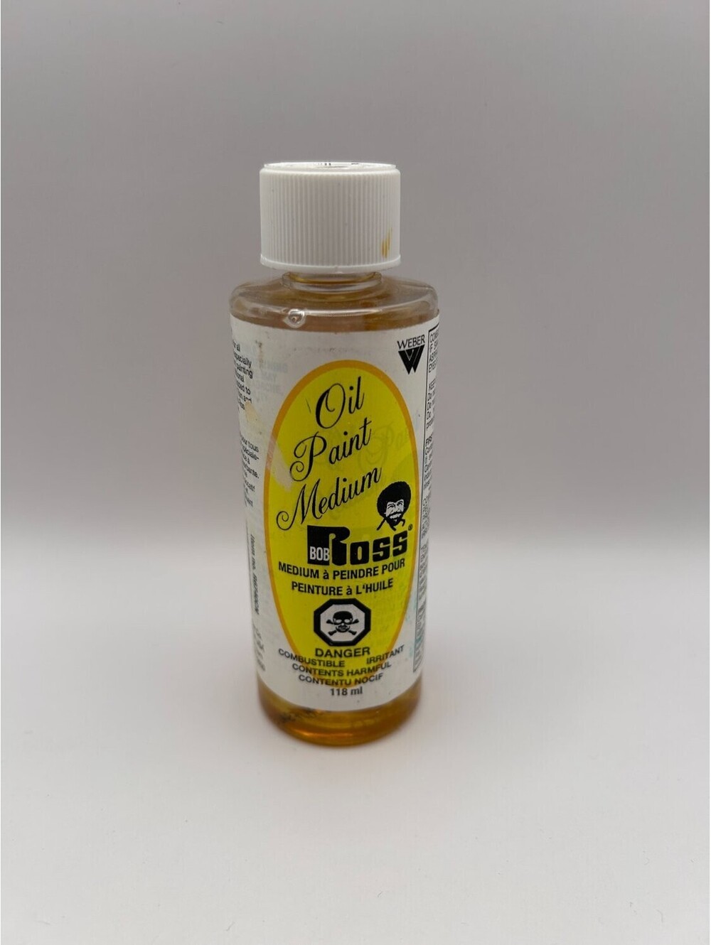 Bob Ross Oil Paint Medium R6740CN 118 Ml Amber Liquid Petroleum 1990s